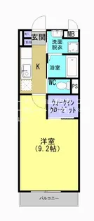 シャトーソレミーユ【2階】の間取り