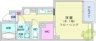 シューネスハイム ミルト西館【1階】の間取り