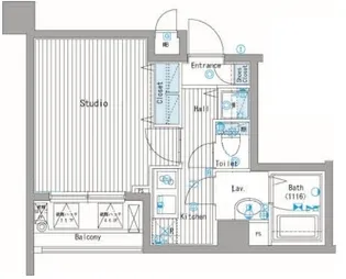 東京都江東区森下3【マンション】の間取り