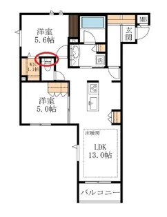 Le Ruah~レルーア~【3階】の間取り