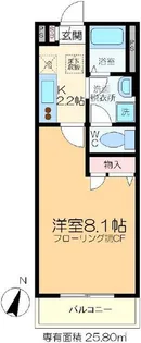 SAKURA HOUSE【1階】の間取り