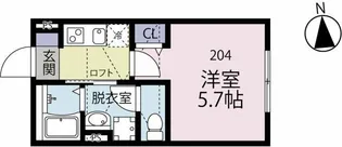 ラピス【2階】の間取り