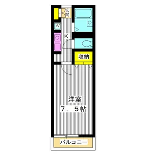 東京都練馬区中村3【アパート】の間取り