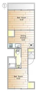榎本ハイム【2階】の間取り