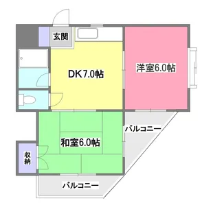 レヂオンス清瀬【3階】の間取り