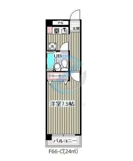 東京都江戸川区東葛西6【マンション】の間取り