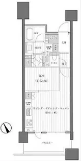 東京都品川区西五反田3【マンション】の間取り