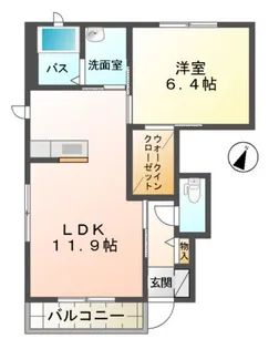 ボノステラゆき B棟【1階】の間取り