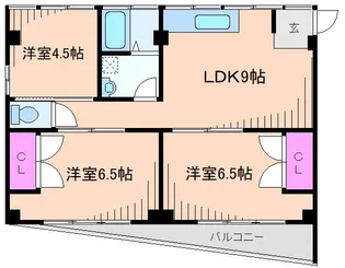 神奈川県横浜市港北区大倉山7【マンション】の間取り