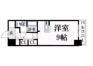 JR新白島駅前東亜ビル【11階】の間取り