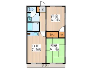 ルポゼ【1階】の間取り