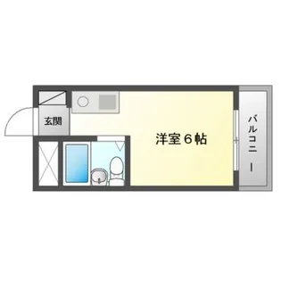 ヴィラ守口【7階】の間取り