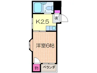 パ-クサイドフジI【3階】の間取り