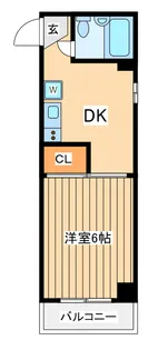 カーサ・エム【2階】の間取り
