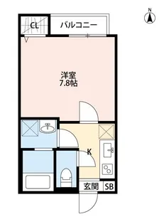 東京都西東京市中町4【アパート】の間取り