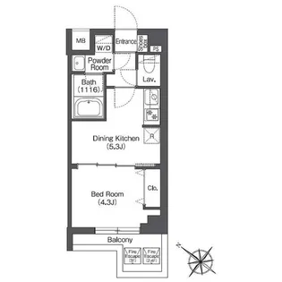 東京都板橋区小豆沢1【マンション】の間取り