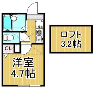 ALBA亀有【3階】の間取り