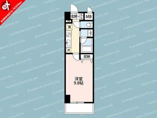 パークソレイユ新潟駅前【3階】の間取り