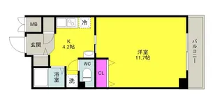 アイワステーションビル【4階】の間取り