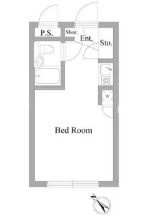 東京都中野区中央1【マンション】の間取り