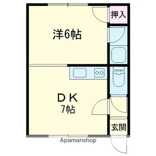 グリーンリーフ【3階】の間取り