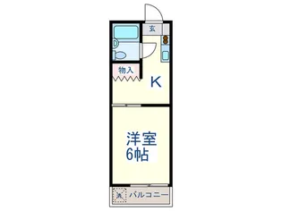 サントムハイツ【2階】の間取り