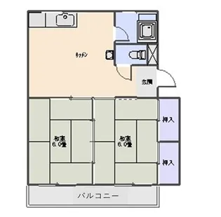 昭和台ハイツ【3階】の間取り