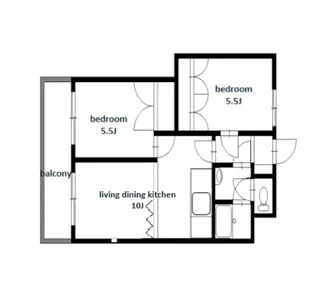 東京都中央区湊2【マンション】の間取り