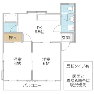 ジュネス・Y【1階】の間取り