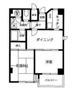 ニュー池袋ハイツ【8階】の間取り