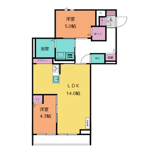メゾンシンワ【3階】の間取り