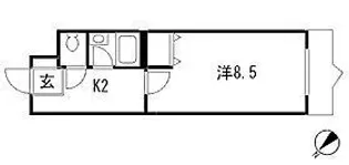 コンフォート祇園【3階】の間取り