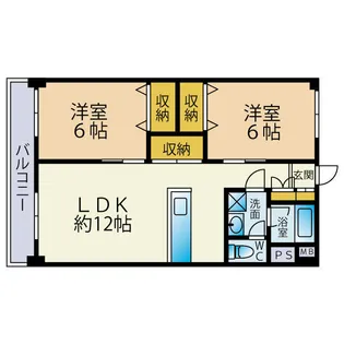 勝栄ビル【6階】の間取り