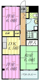 フェアレディマンション【3階】の間取り