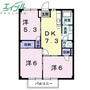 夢ハウスW【1階】の間取り