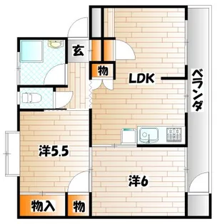 COBOL KUZUHARA【2階】の間取り