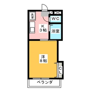 アートヒルズ一条【3階】の間取り