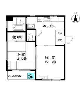 横田地ビル【3階】の間取り