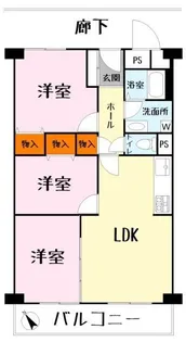 シャルマンコーポ草津【7階】の間取り