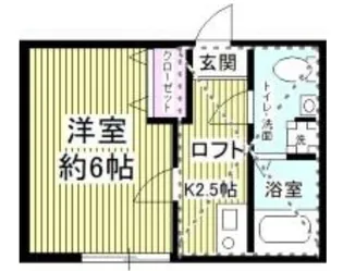 フローライト日吉【2階】の間取り