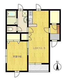 ファミーユ シャトー B【1階】の間取り