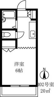 オサダハイツ【1階】の間取り