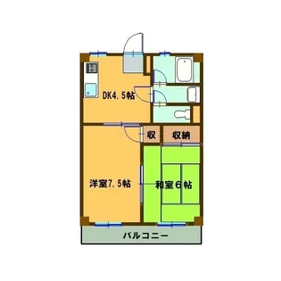 グローバルA【1階】の間取り