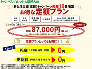 キャンパスヴィレッジ大阪近大前【2階】の間取り