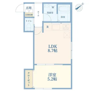 ユービ10【1階】の間取り