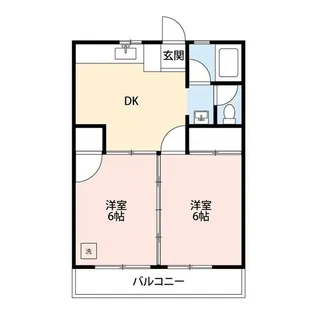 ツルタマンション【2階】の間取り