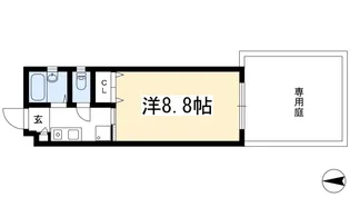 白馬みやざき【1階】の間取り
