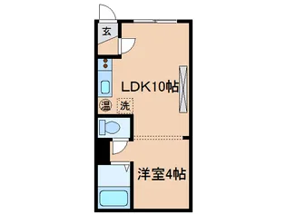 パークサイド貴【4階】の間取り