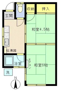 井上荘【1階】の間取り