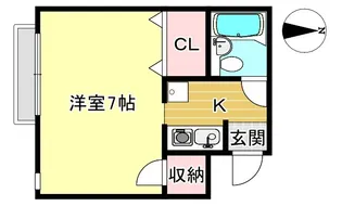 マコー北山【2階】の間取り